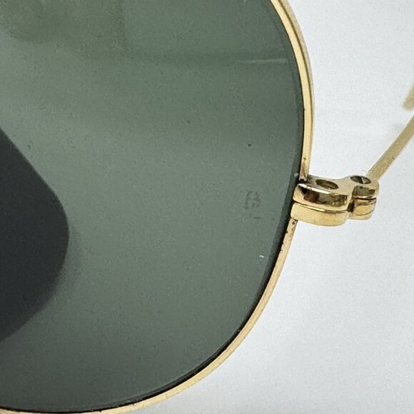 Ray Ban Bausch & Lomb Large 62-12 Aviator Vintage B+L Sunglasses w/Case US Made - Picture 7 of 10